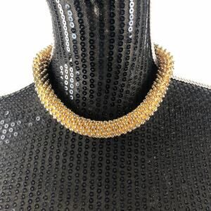 Francesca gold-tone stacked bead choker